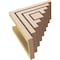 Ekena Millwork 5"W x 10"D x 10"H Classic Landon Rough Cedar Woodgrain TimberThane Corbel, Primed Tan CORUR05X10X10LANRCPR - alternate 4